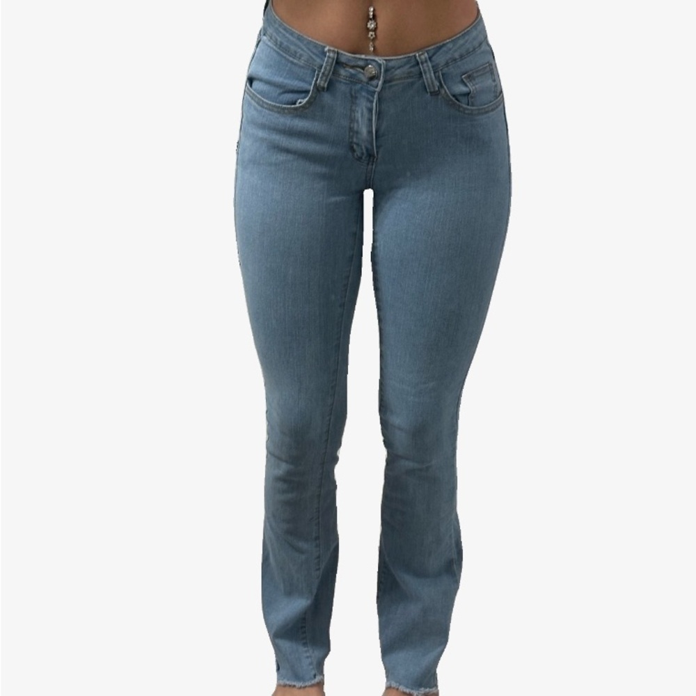 Light Blue Boot Leg Jeans